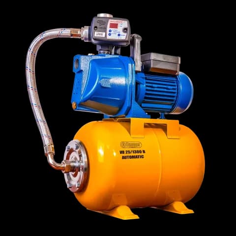 VB 25/1300 B Automaattinen kotitalousvesijärjestelmä, INOX-teräksinen juoksupyörä, 1300 W, 5.400 l/h, 4,7 bar, 25 L