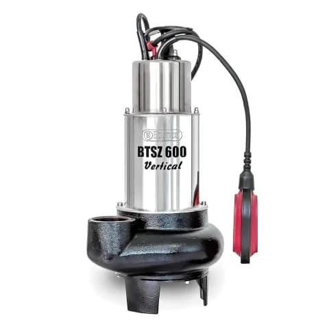 BTSZ 600 VERTICAL Dirty water pump, 1800 W, 36.000 l/h